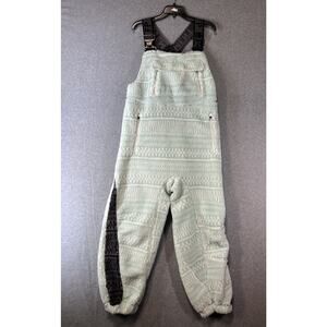 Free People Hit The Slopes Salopette Size Small Mint Geo